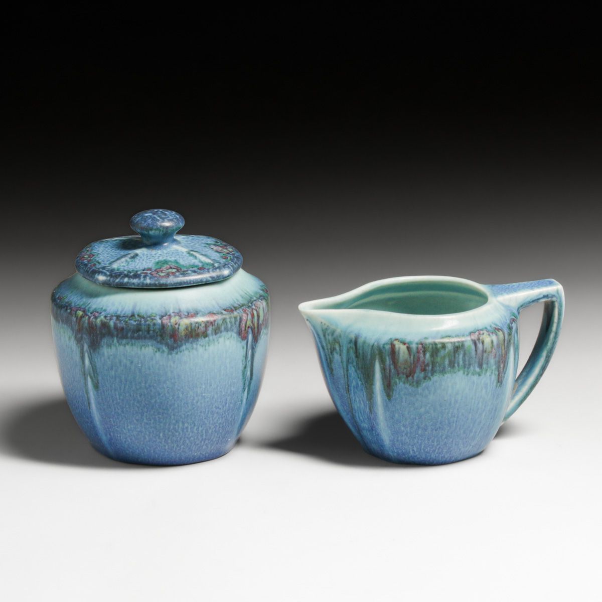 Rookwood Pottery #2249 Decorated Sugar & Creamer 1922