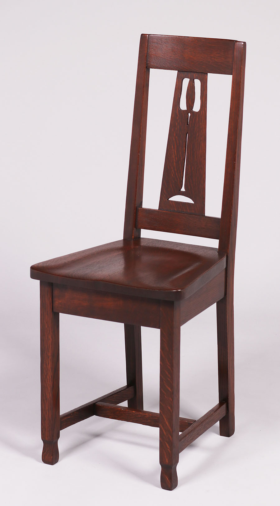 American Chair Co Cutout Hall Chair | California Historical Design