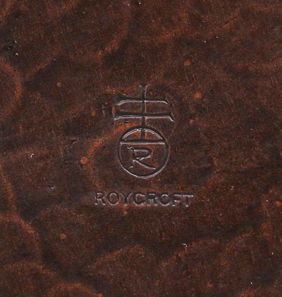 Roycroft Hammered Copper Two Handled Octagonal Tray California