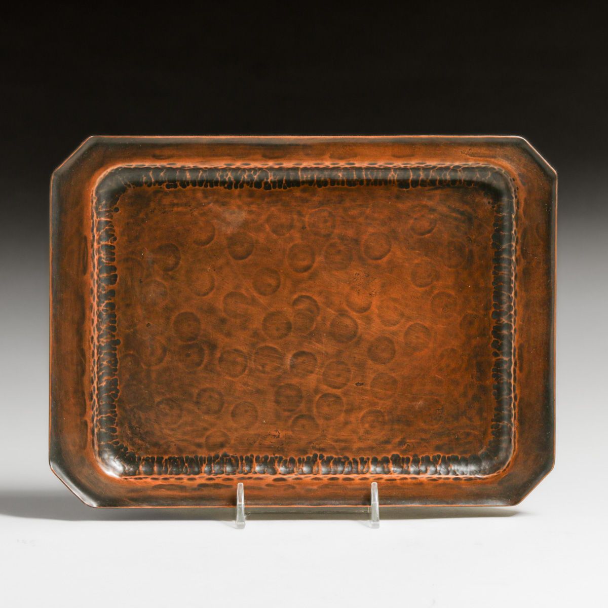 Avon Coppersmith - Arthur Cole Hammered Copper Tray c1930s