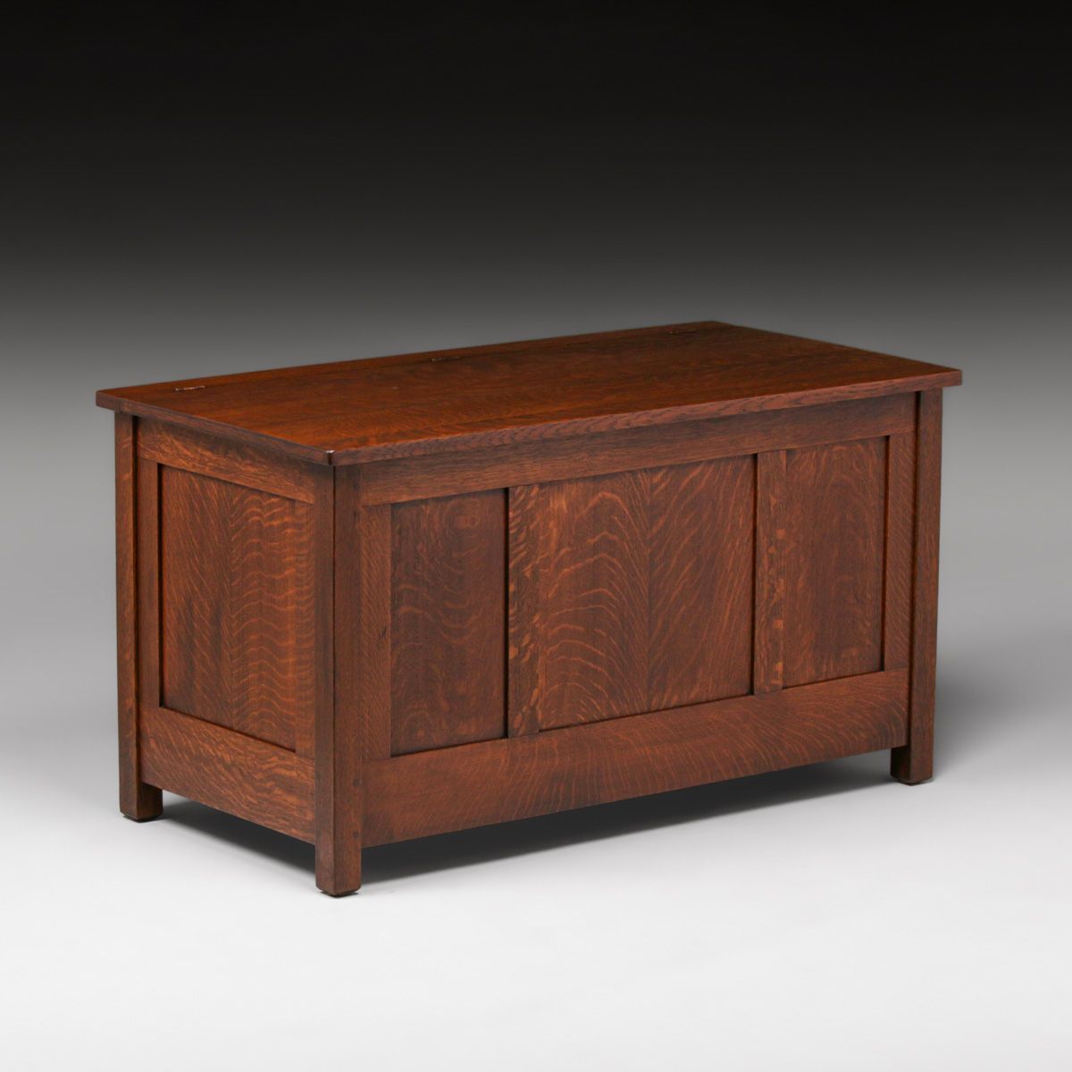 Rare L&JG Stickley Oak Blanket Chest c1905-1907