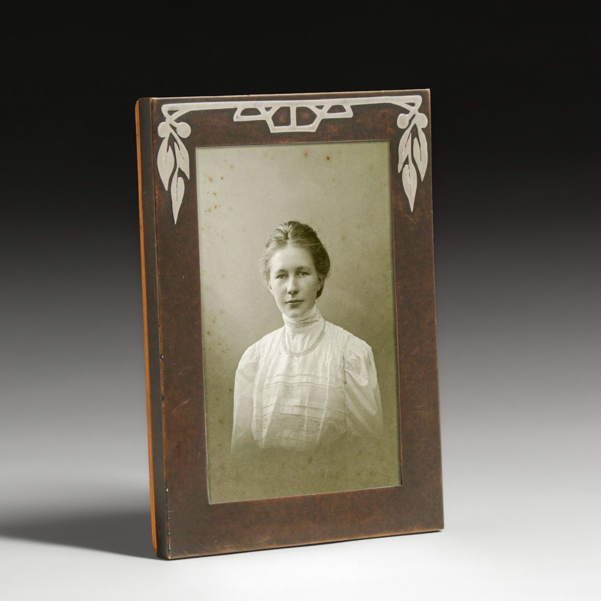 Heintz Sterling on Bronze Frame c1910