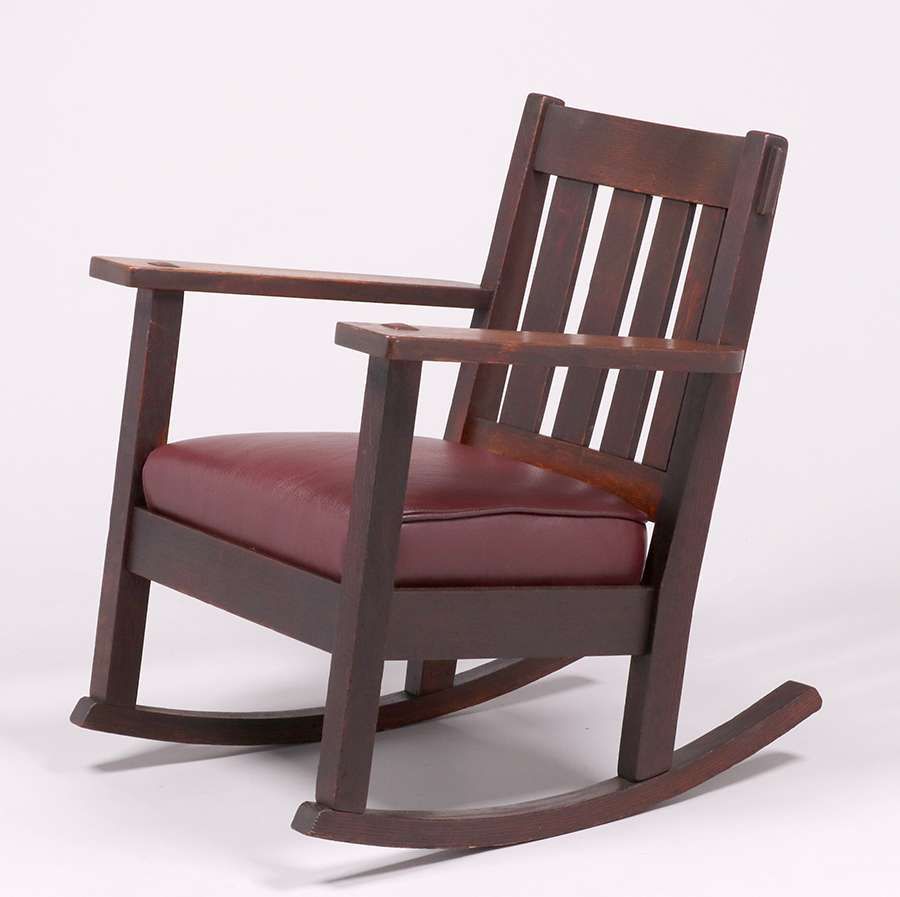 Charles Stickley Rocker c1910 - California Historical Design, Inc.