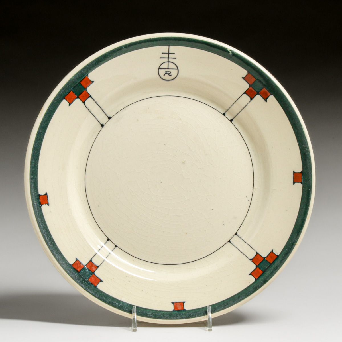 Roycroft Buffalo China Plate c1920s