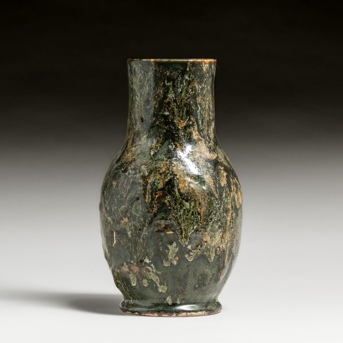 Dedham Pottery Hugh Robertson Experimental Chinese Glazed Drip Vase c1896-1908