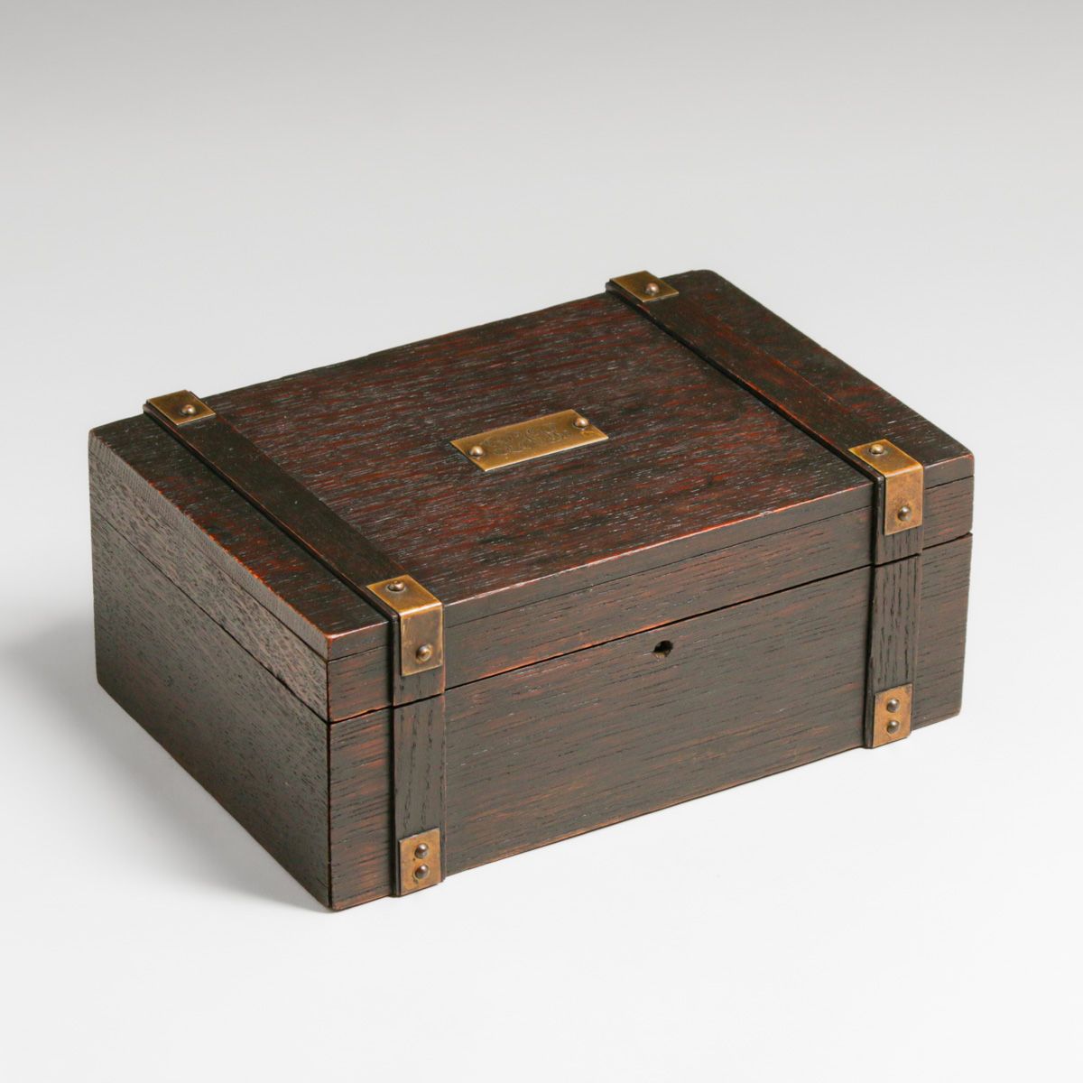 Arts & Crafts Oak Humidor Box c1910