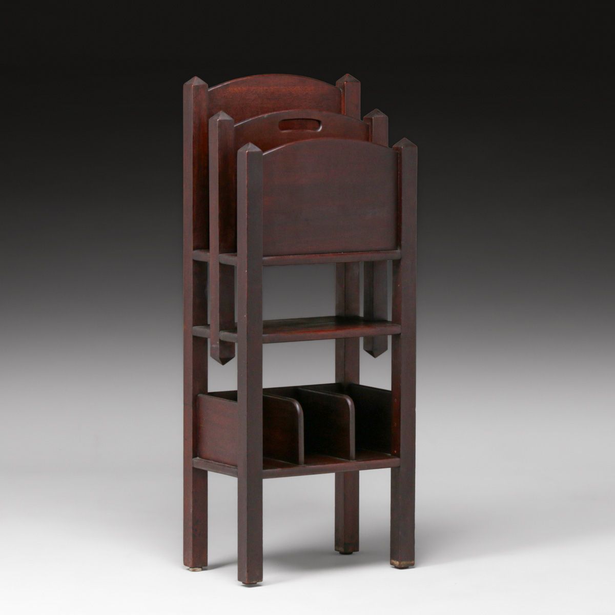 Grand Rapids Mahogany Magazine Stand c1910