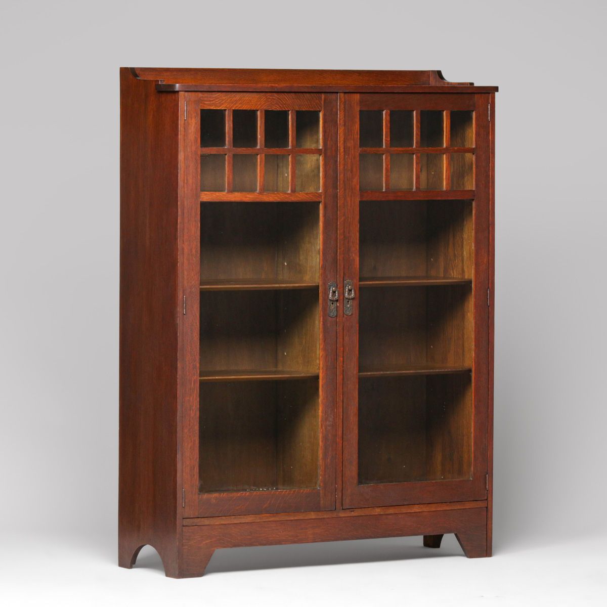 Lifetime Furniture Co Two-Door Oak Bookcase c1910