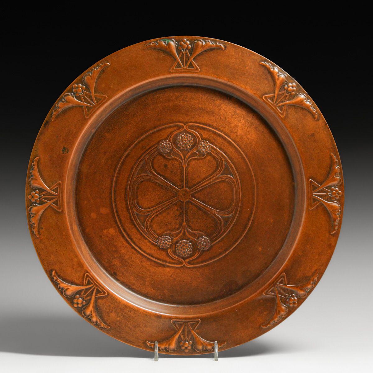 WMF - German Repousse Copper Tray c1905