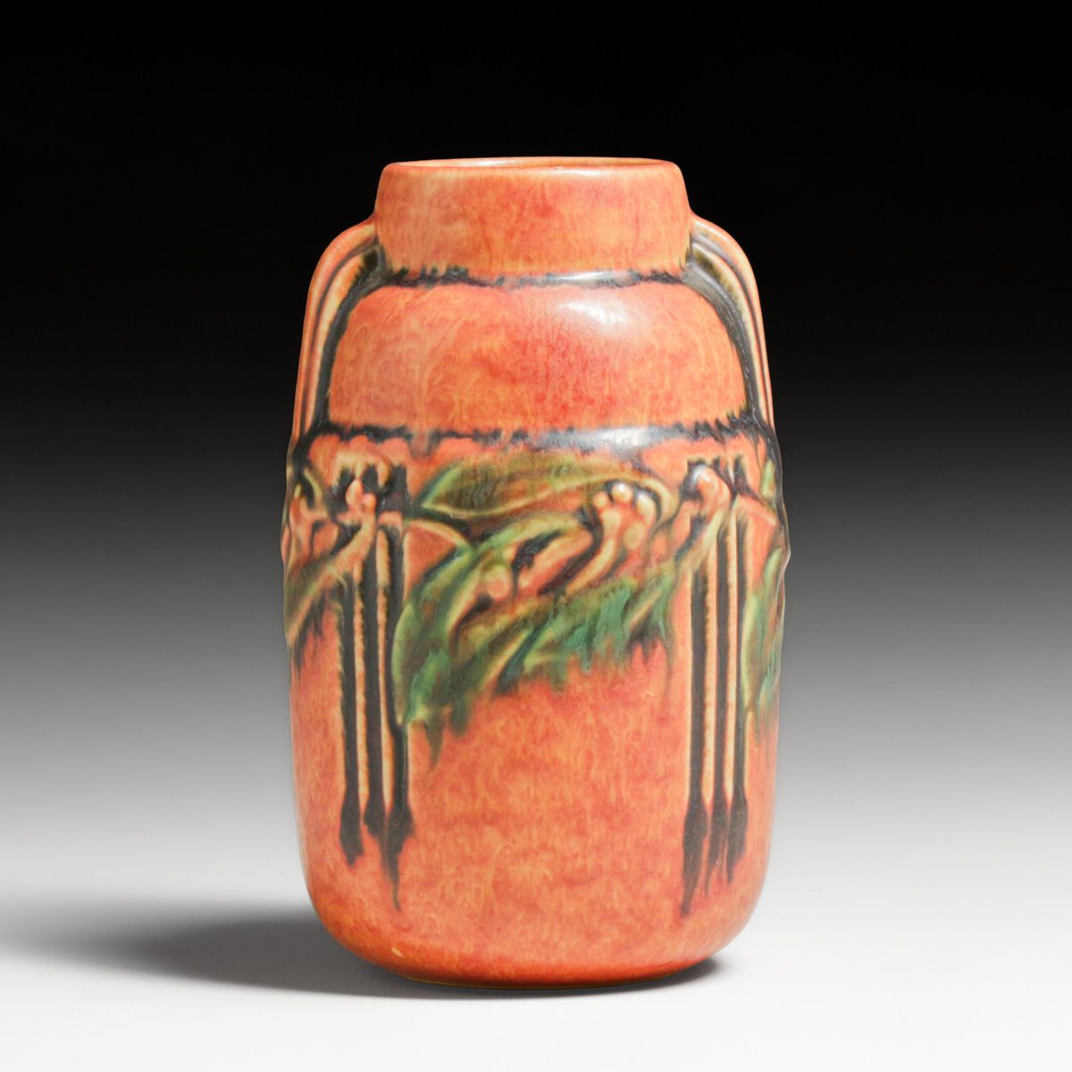 Roseville Laurel Two-Handled Vase c1930s