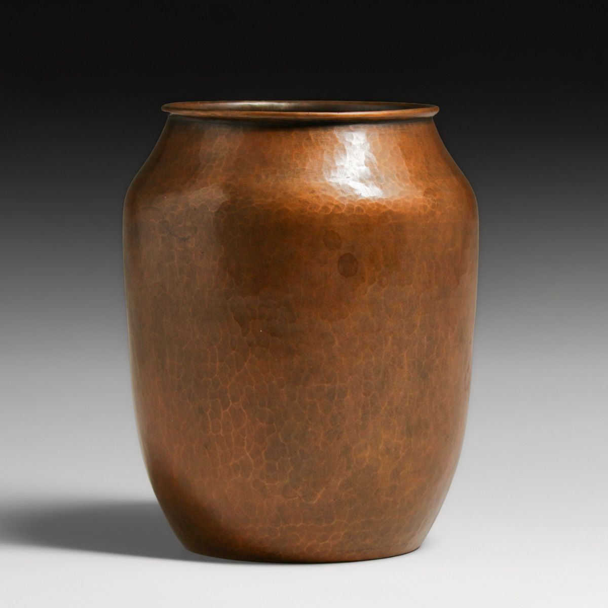 Dirk van Erp Hammered Copper Vase c1915-1925