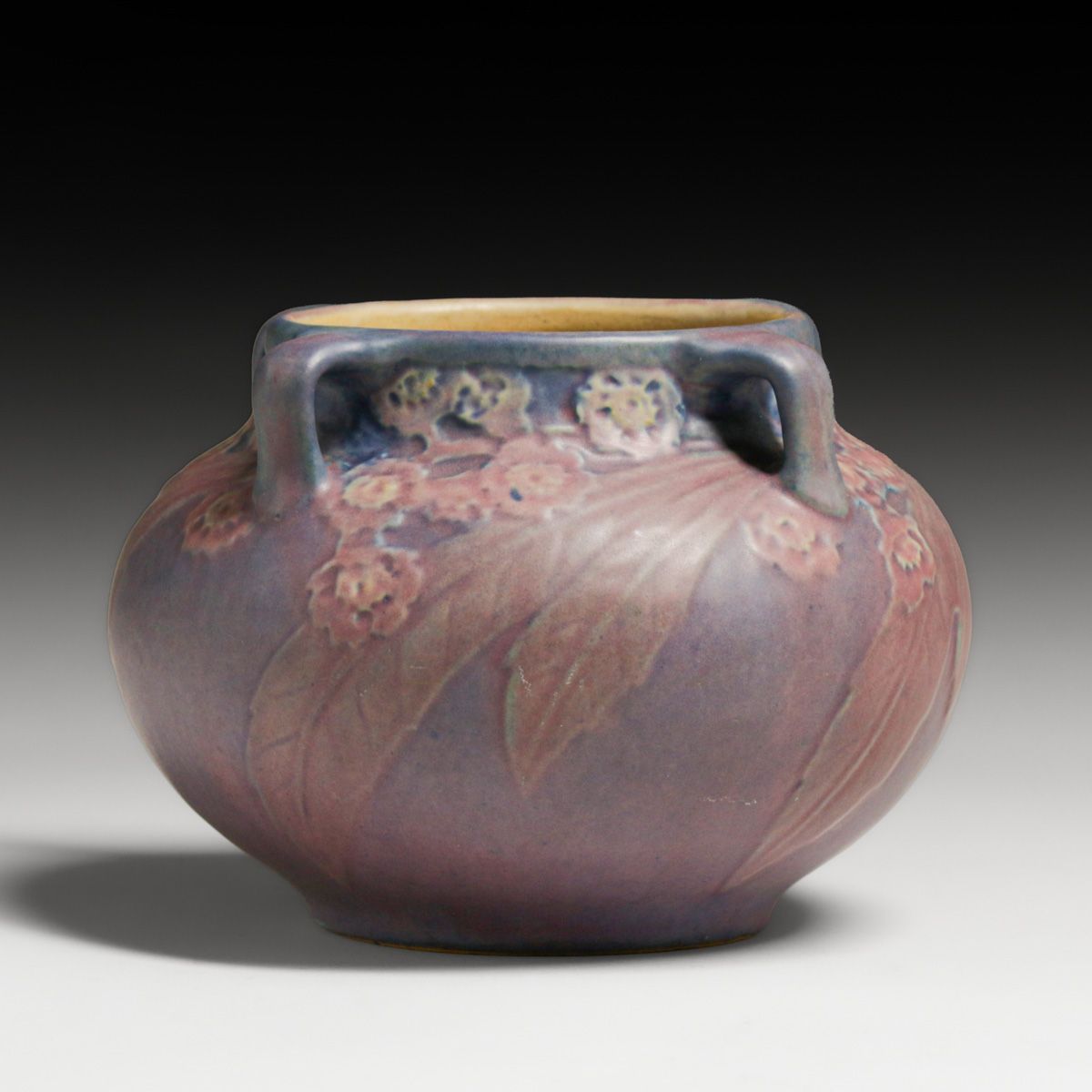 Newcomb College Henrietta Bailey Hand-Carved & Decorated Vase 1919