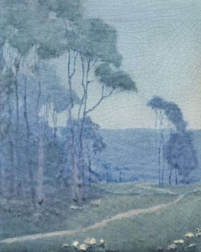 Rookwood Pottery  Scenic Plaque  Charles Jasper McLaughlin  1919