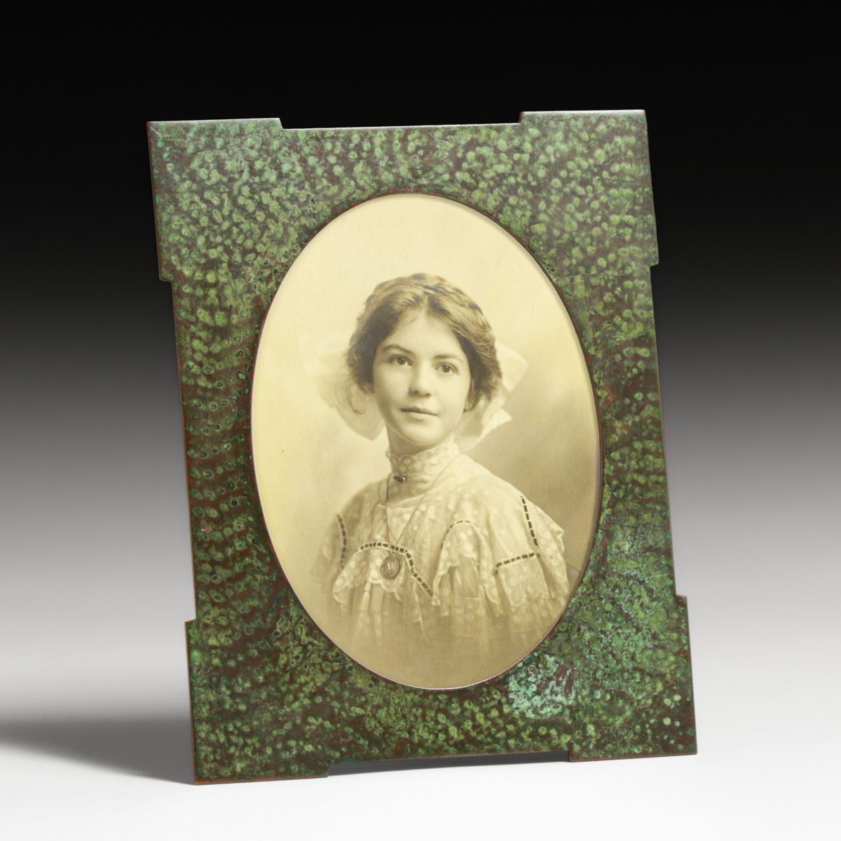 Arts & Crafts Period Hammered Copper Picture Frame c1910