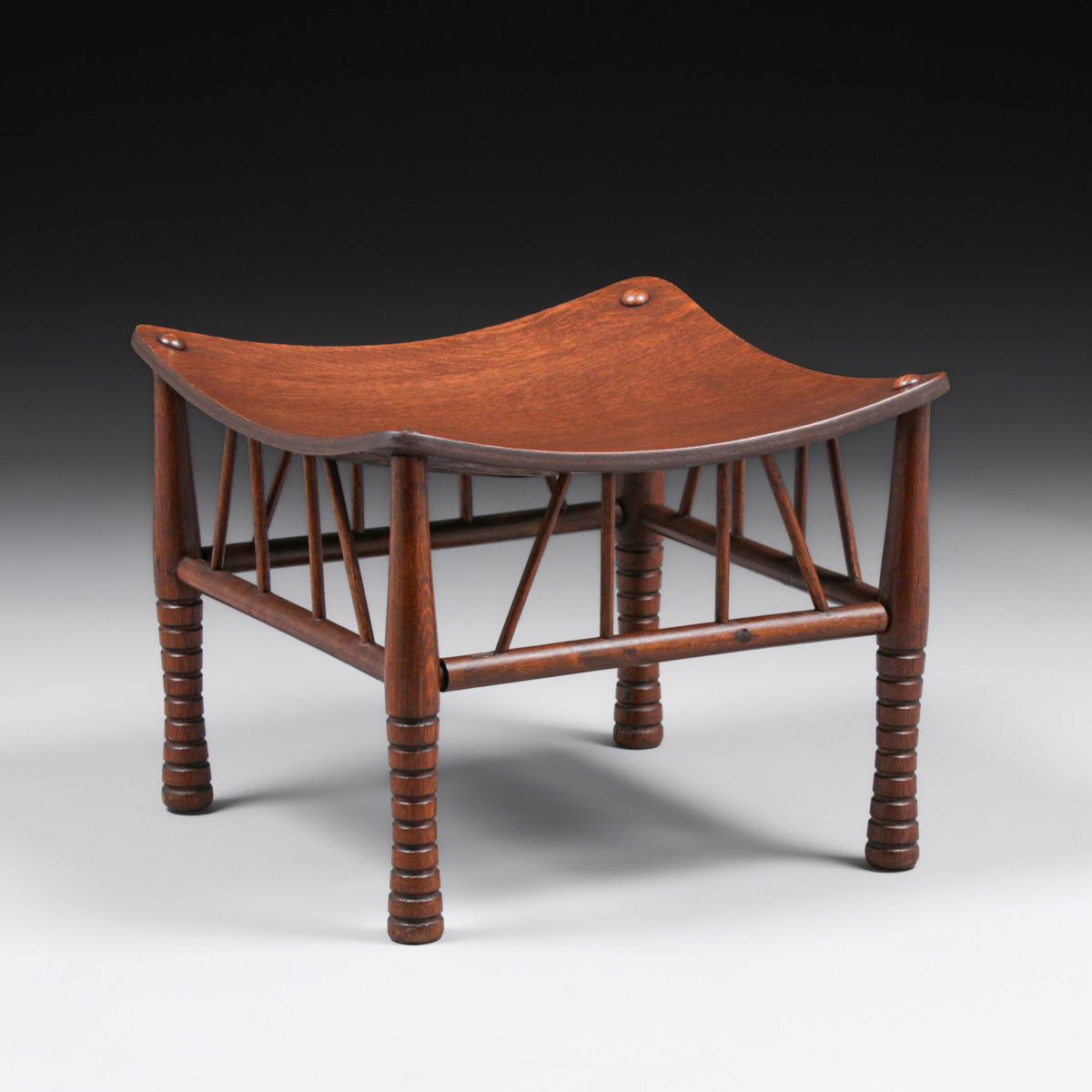 Liberty & Co Egyptian Revival "Thebes" Stool c1884-1919