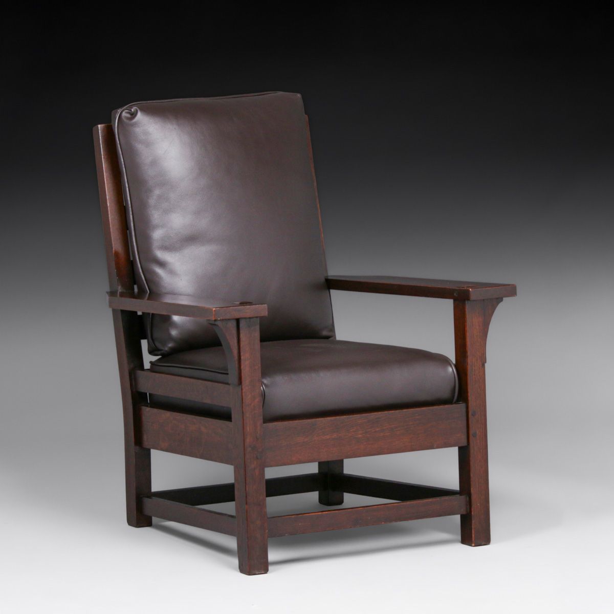 Early Gustav Stickley #2590 Armchair c1902-1903