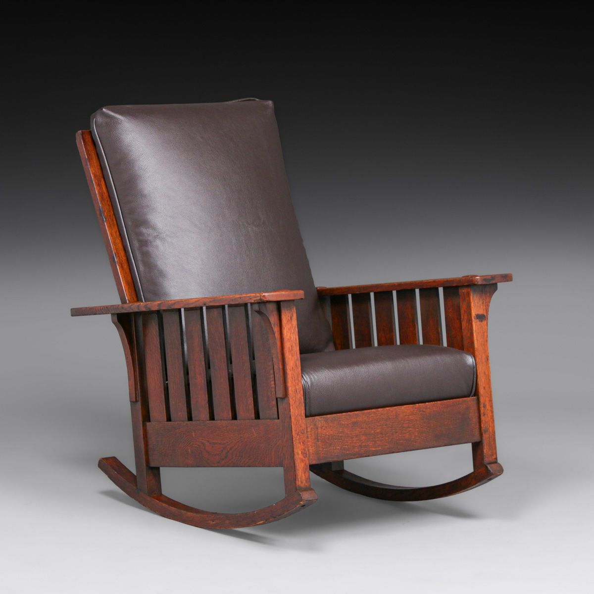 L&JG Stickley #475 Slatted Rocker c1908-1912