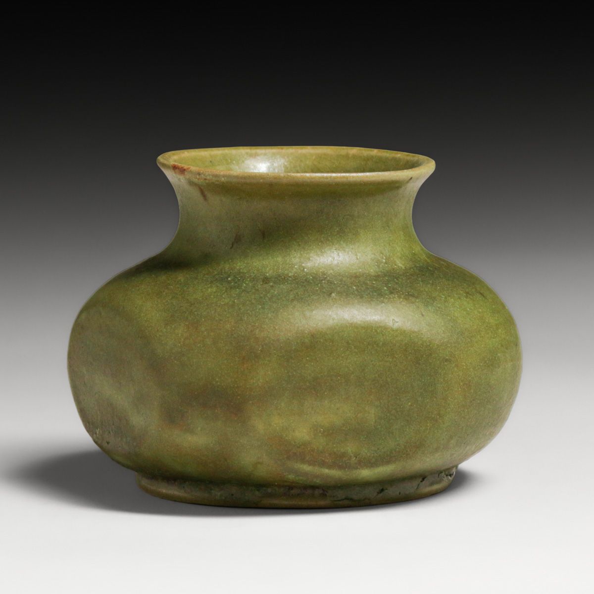 Volkmar Pottery Matte Green Vase c1910
