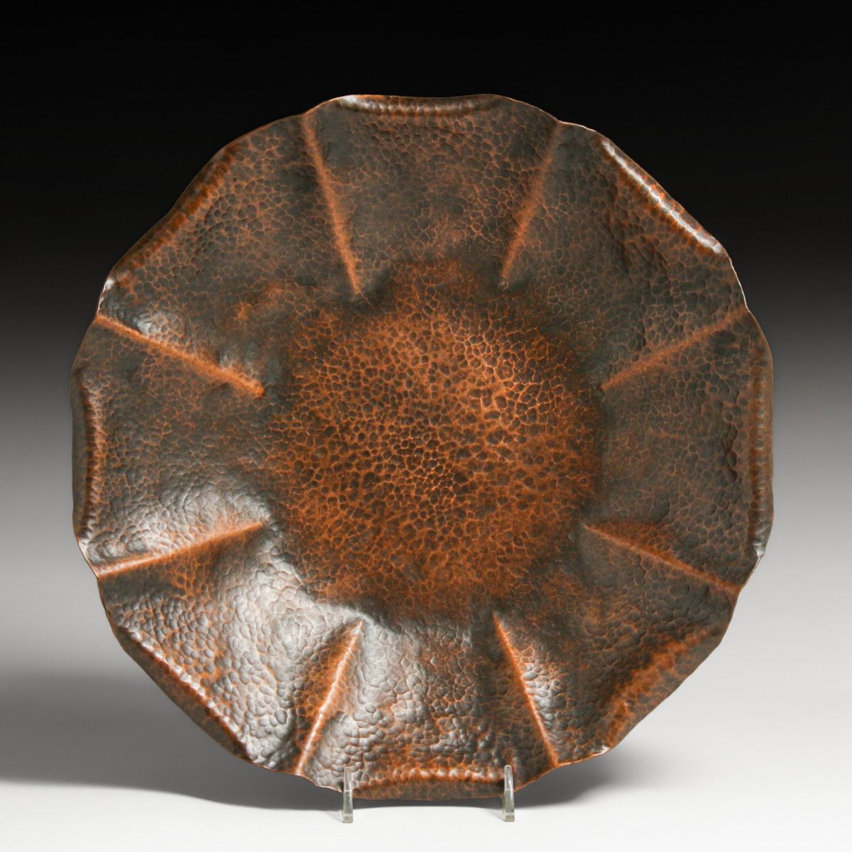 Arts & Crafts Period Hammered Copper Bowl c1910s