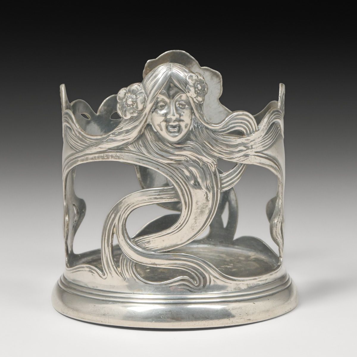 WMF - German Art Nouveau Wine Bottle Holder c1905