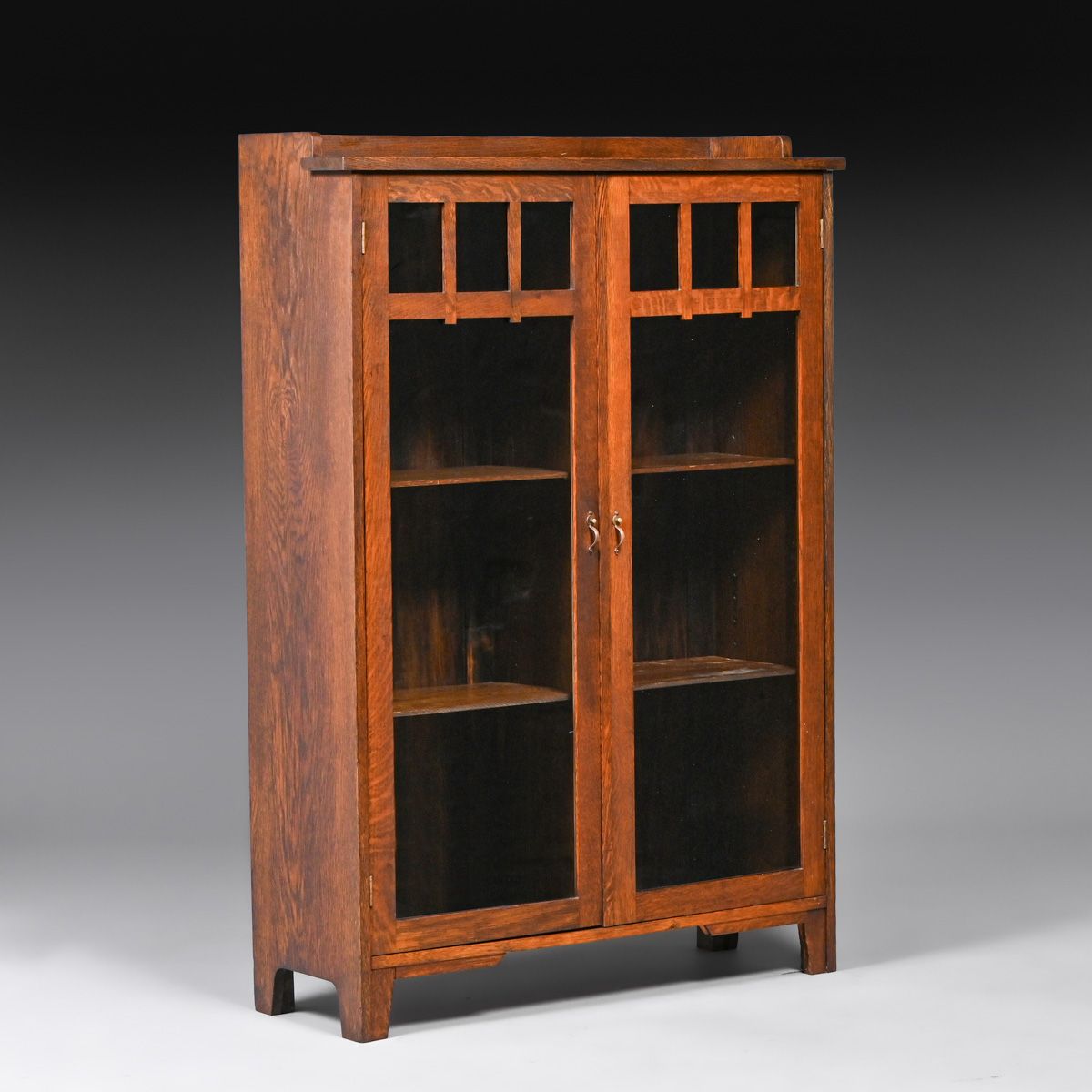 Grand Rapids Two-Door Bookcase c1910