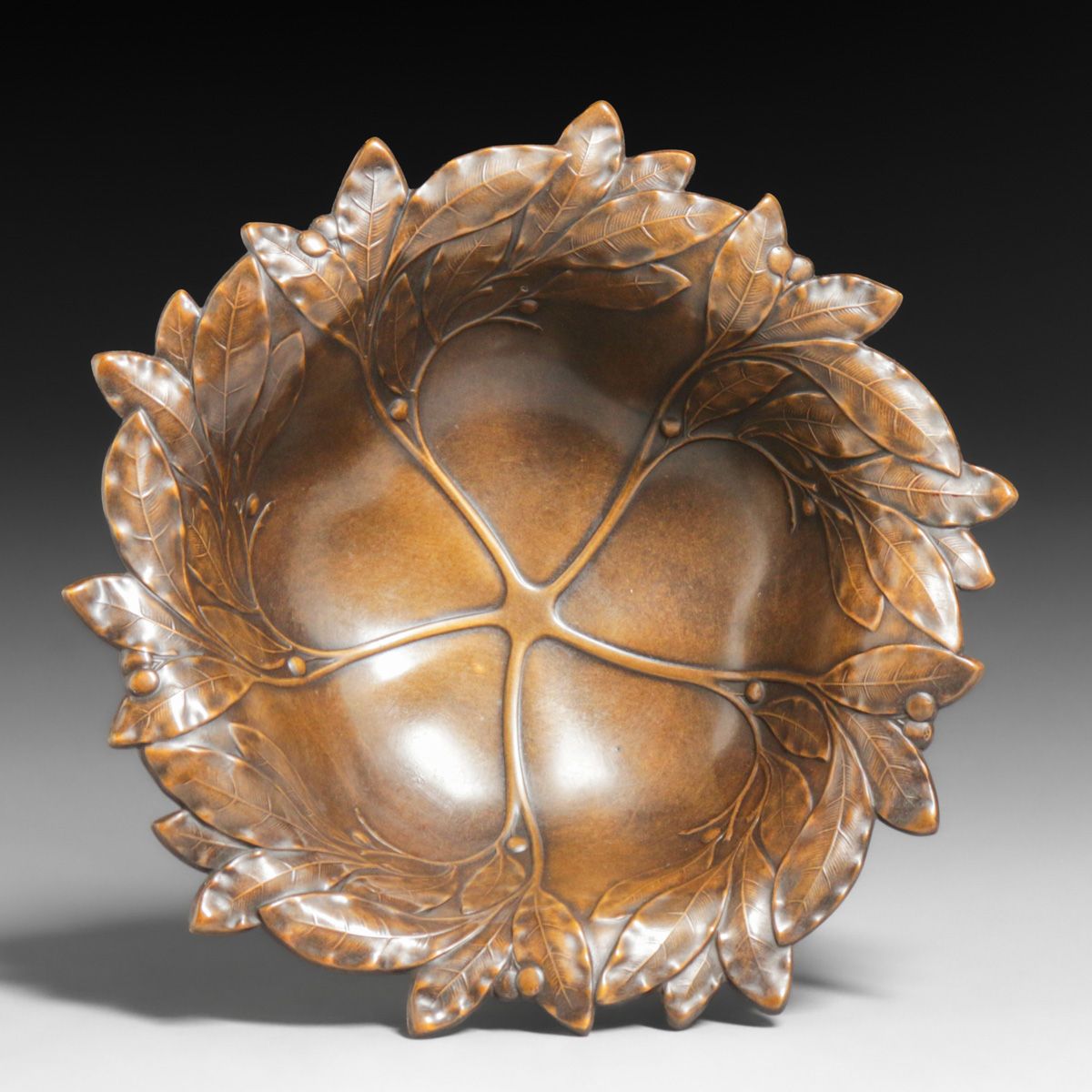 WMF - German Art Nouveau Brass Bowl c1905