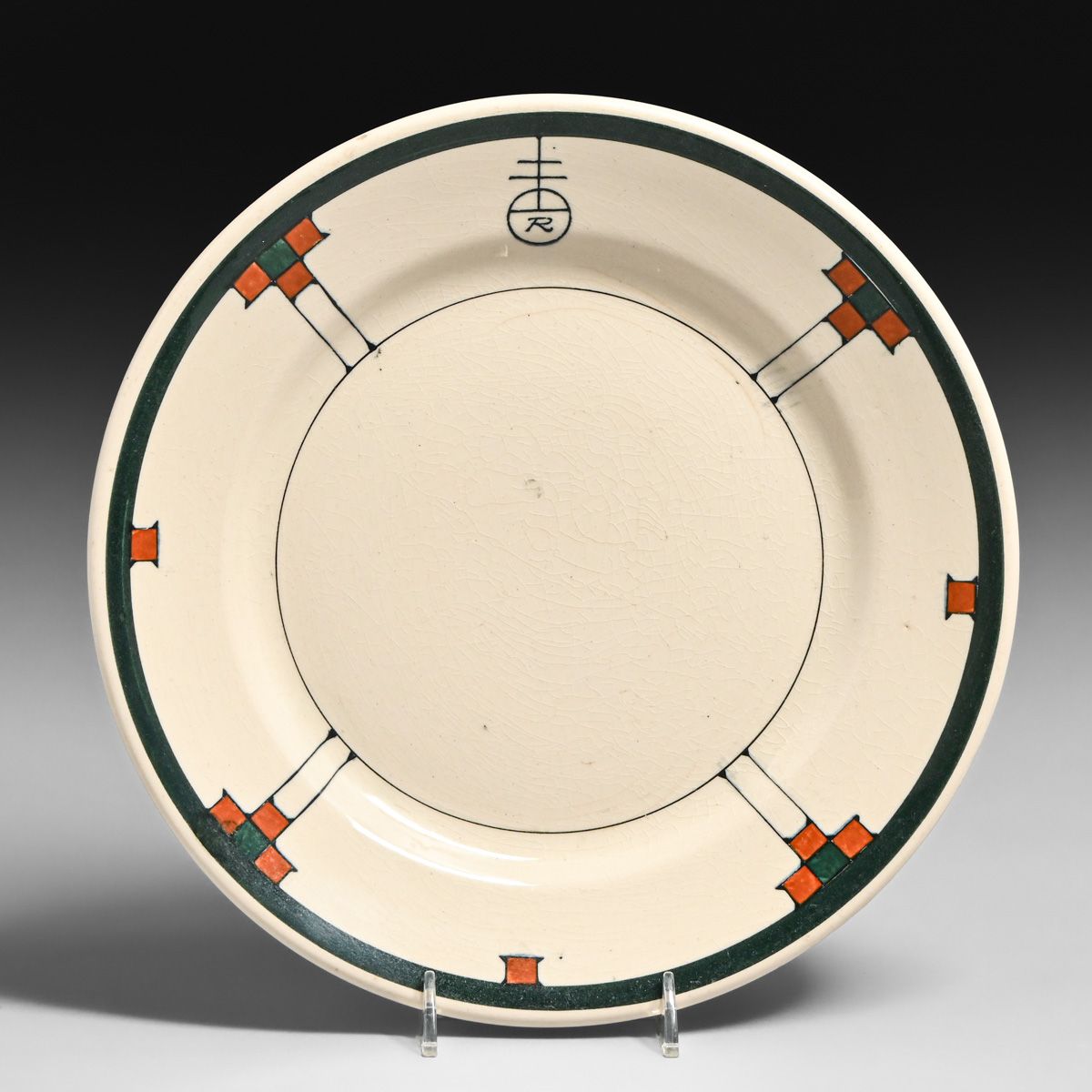 Roycroft Buffalo China Plate c1920s