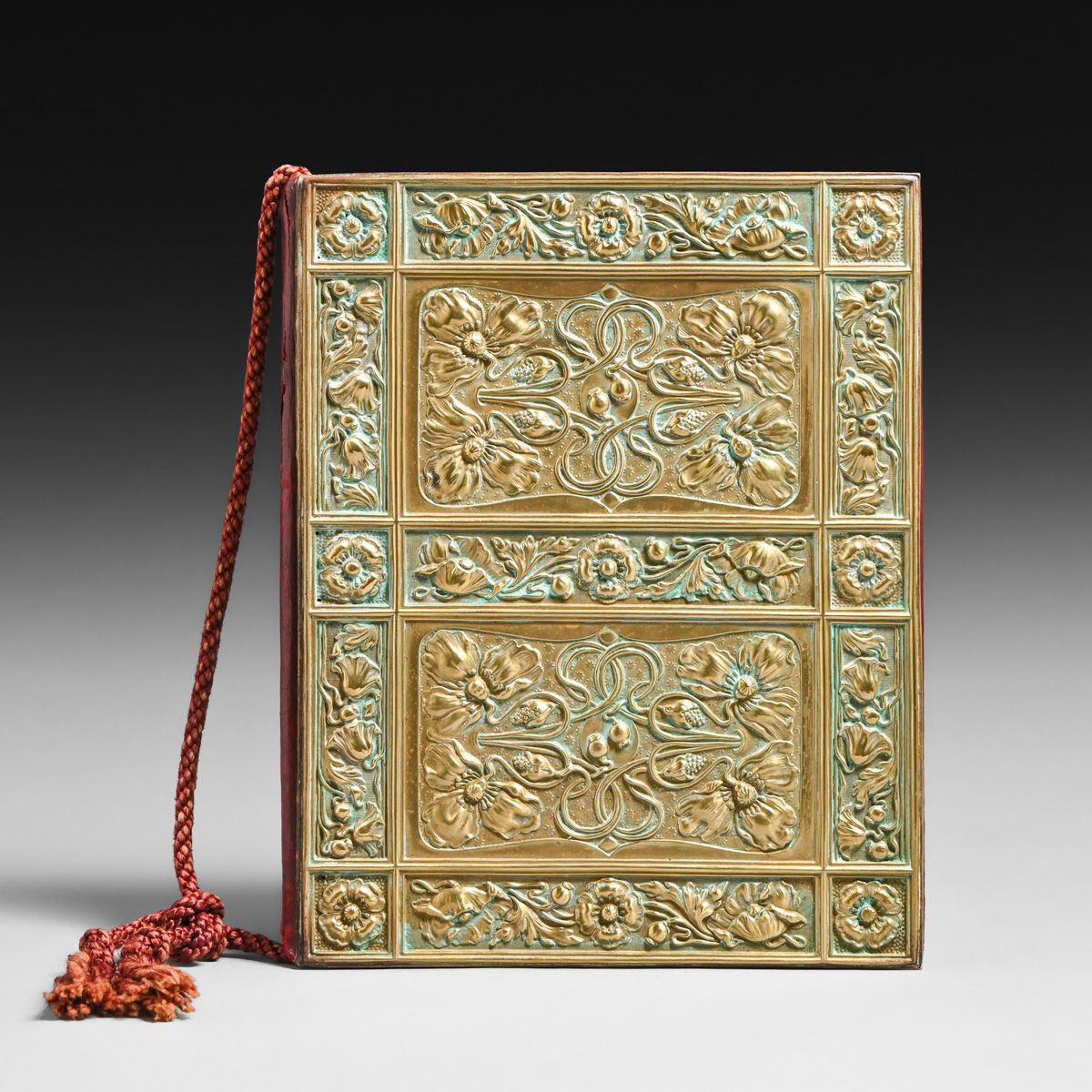 WMF - German Art Nouveau Brass Folio Book Cover c1900