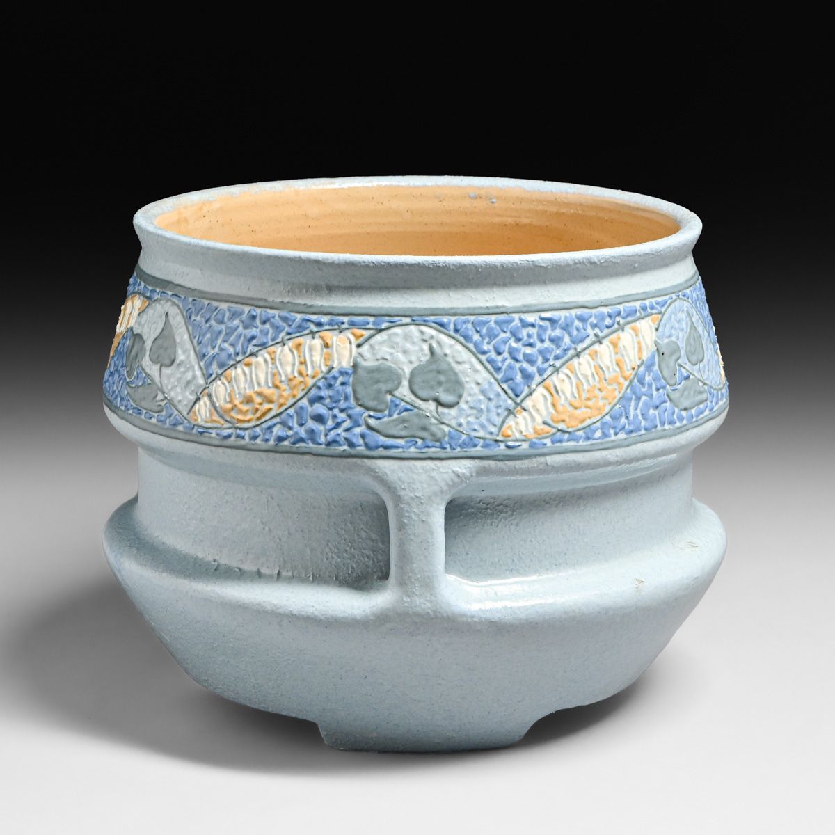 Roseville Pottery Frederick Rhead Squeeze-Bag Jardiniere c1904-1908