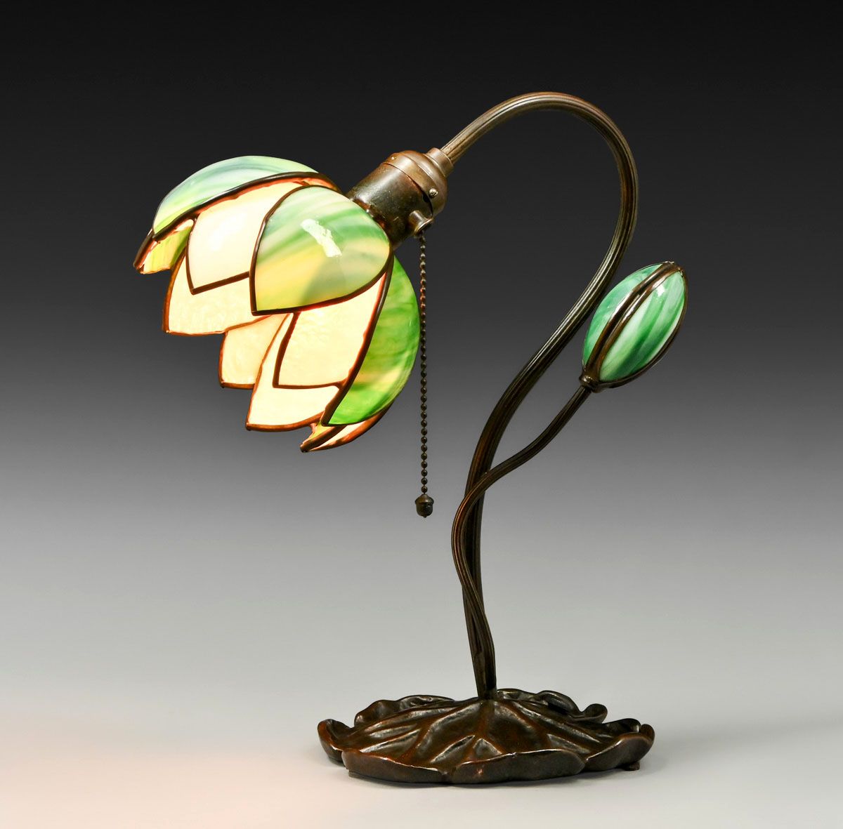 Handel Pond Lily Lamp c1910