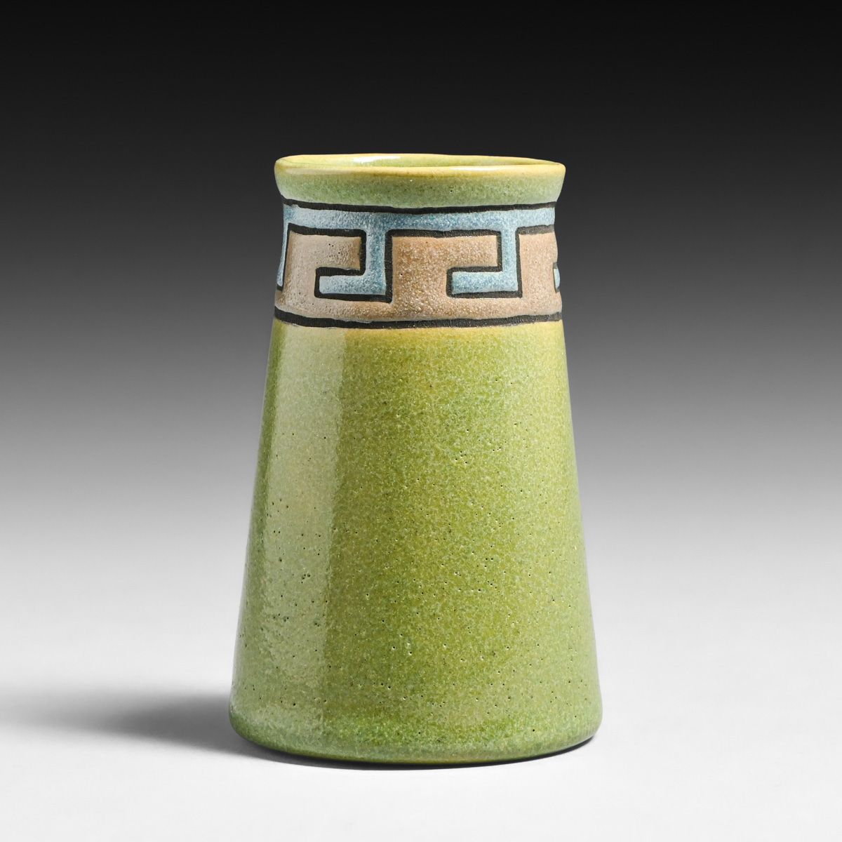 Saturday Evening Girls (SEG) Sara Gelner Carved Greek Key Vase 1914