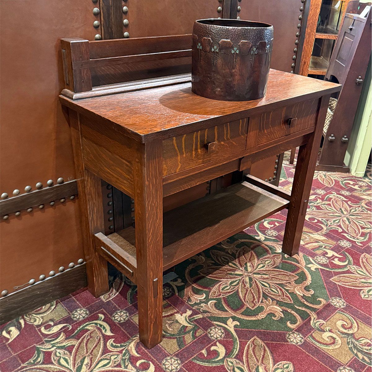 Lifetime Furniture Co Massive One-Drawer Server c1910