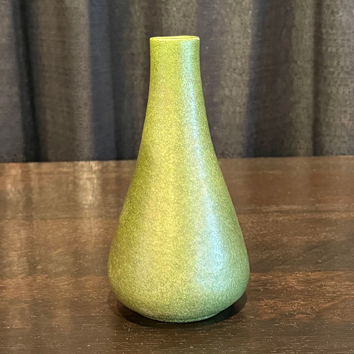 Grueby Pottery Matte Green Tapered Vase c1910