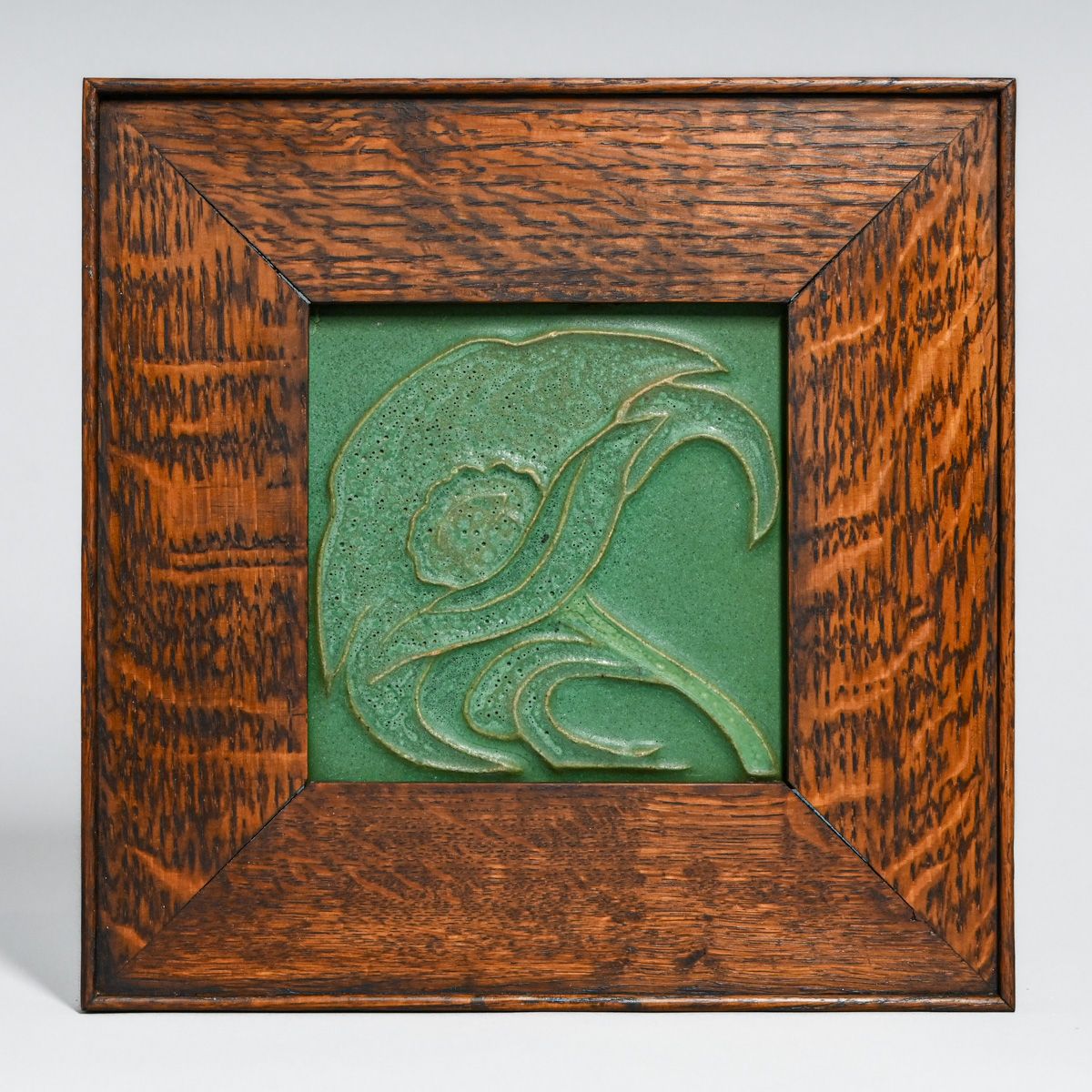 Rookwood Faience Magnolia Blossom Tile c1910