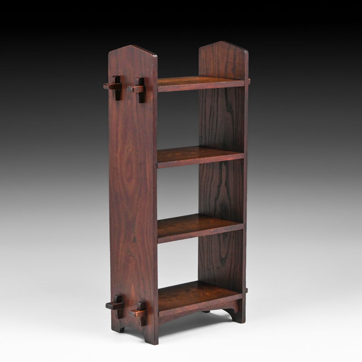 Arts & Crafts Period Ash Tenon & Key Bookshelf c1910