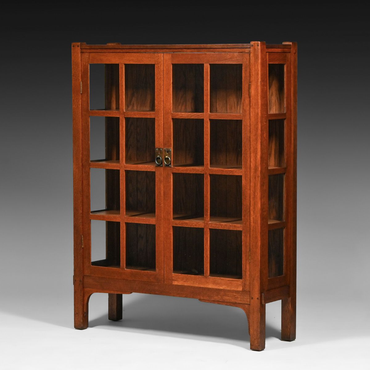 Charles Stickley Two-Door China Cabinet c1910