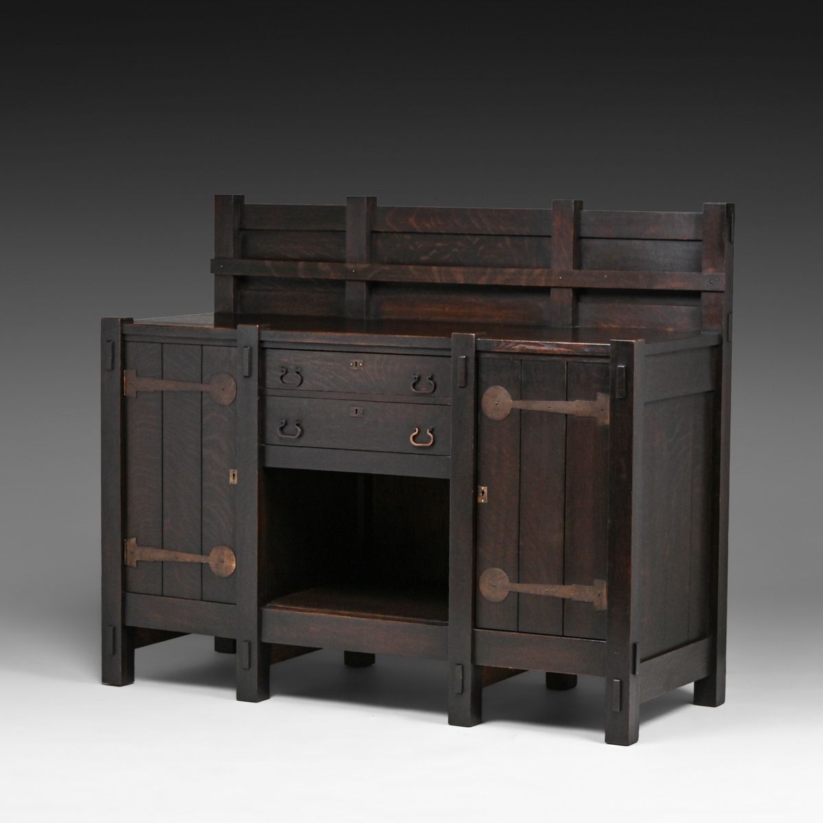 Imperial Furniture Co - Grand Rapids Massive Eight-Leg Sideboard c1903