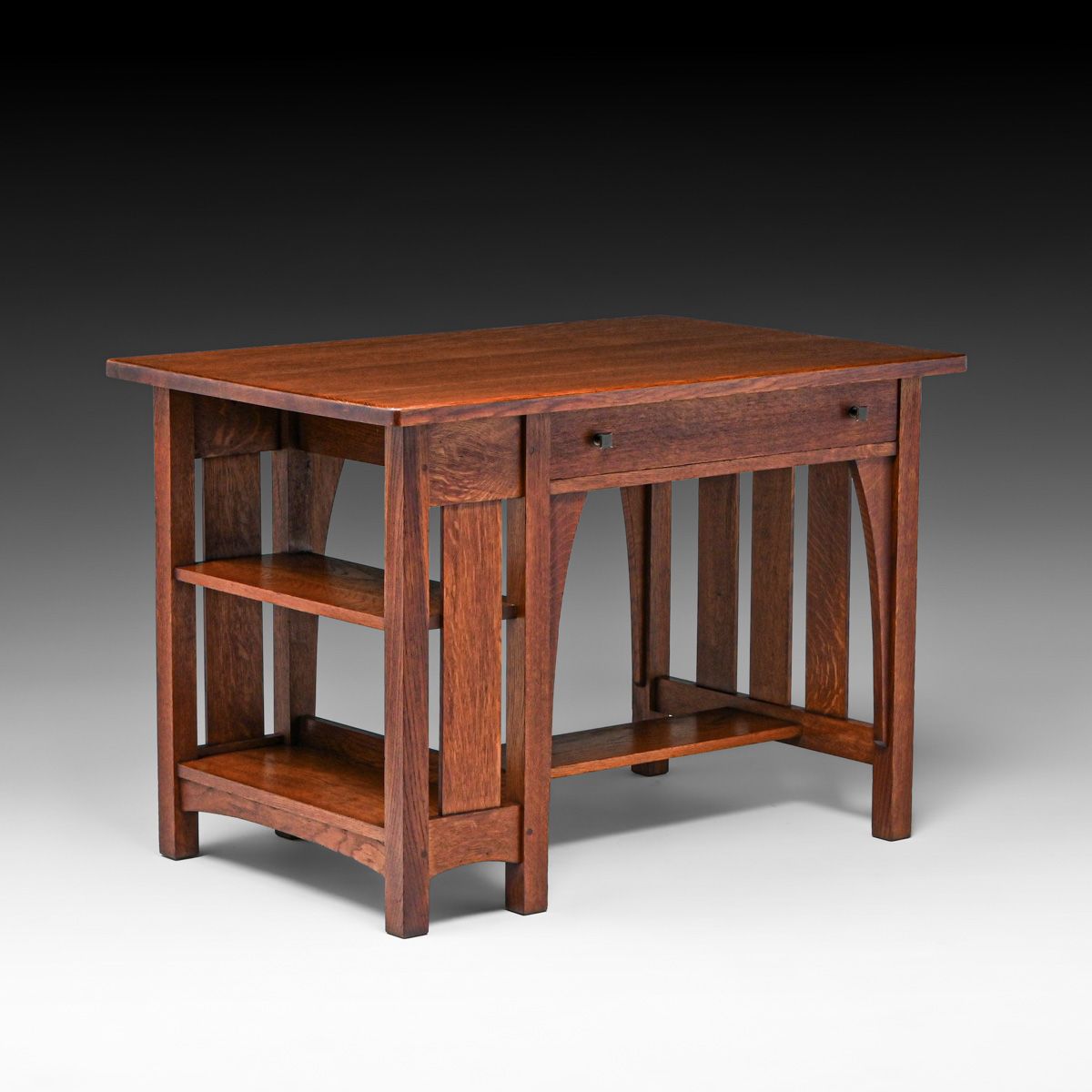 Limbert #105 One-Drawer Oak Desk c1910