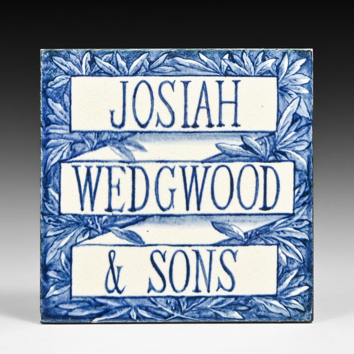 Josiah Wedgwood & Sons Advertising  Tile c1880