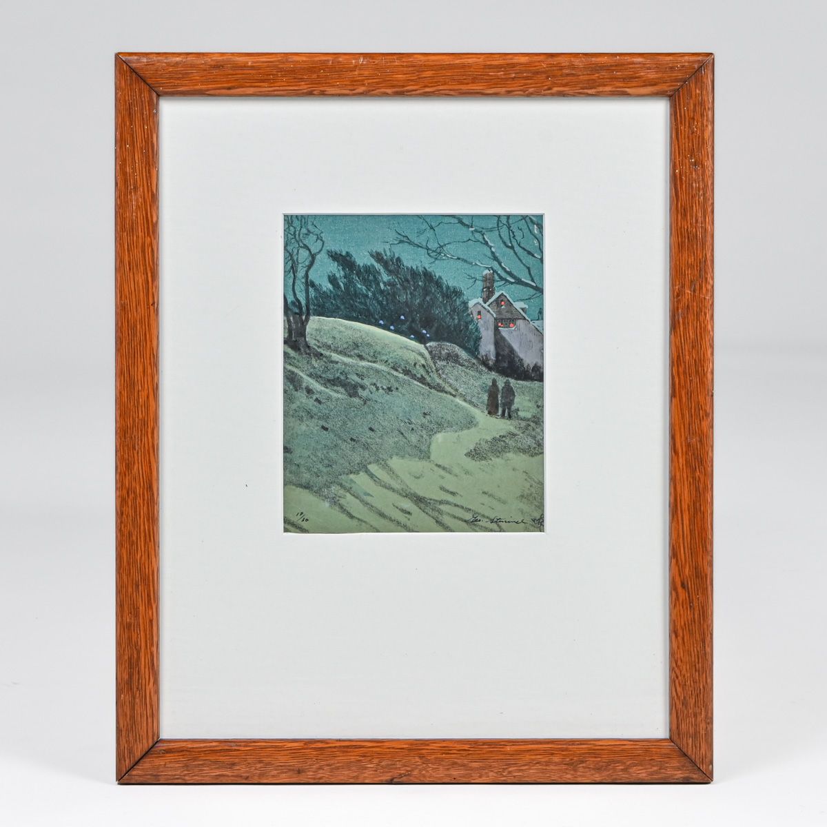 George Stimmel (1880-1964) Lithograph Watercolor & Gouache c1920