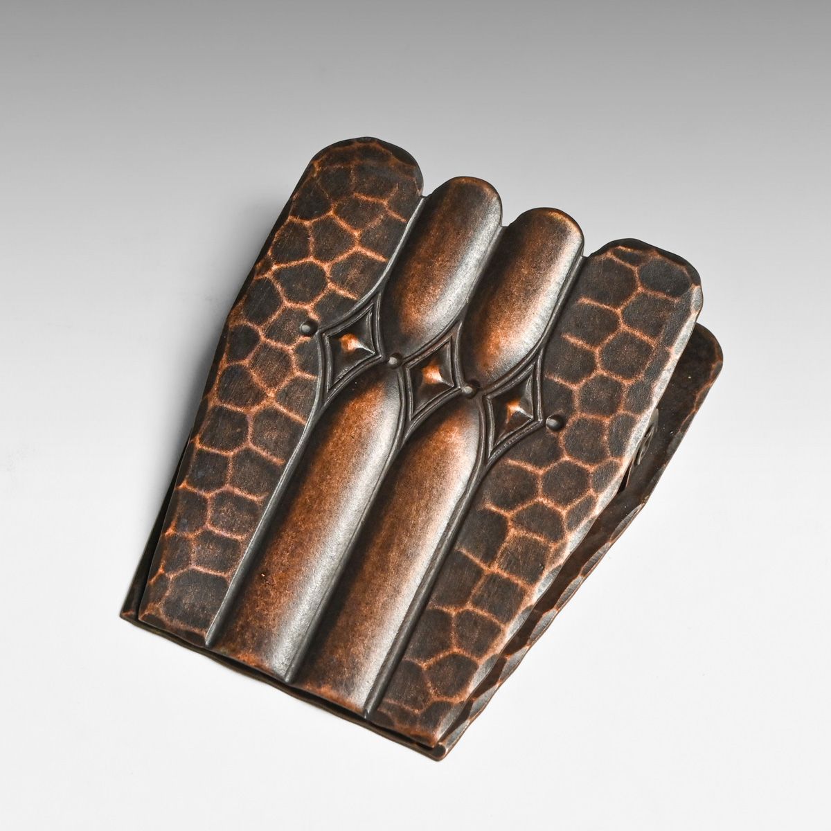 Roycroft Hammered Copper Paper Clip c1920s