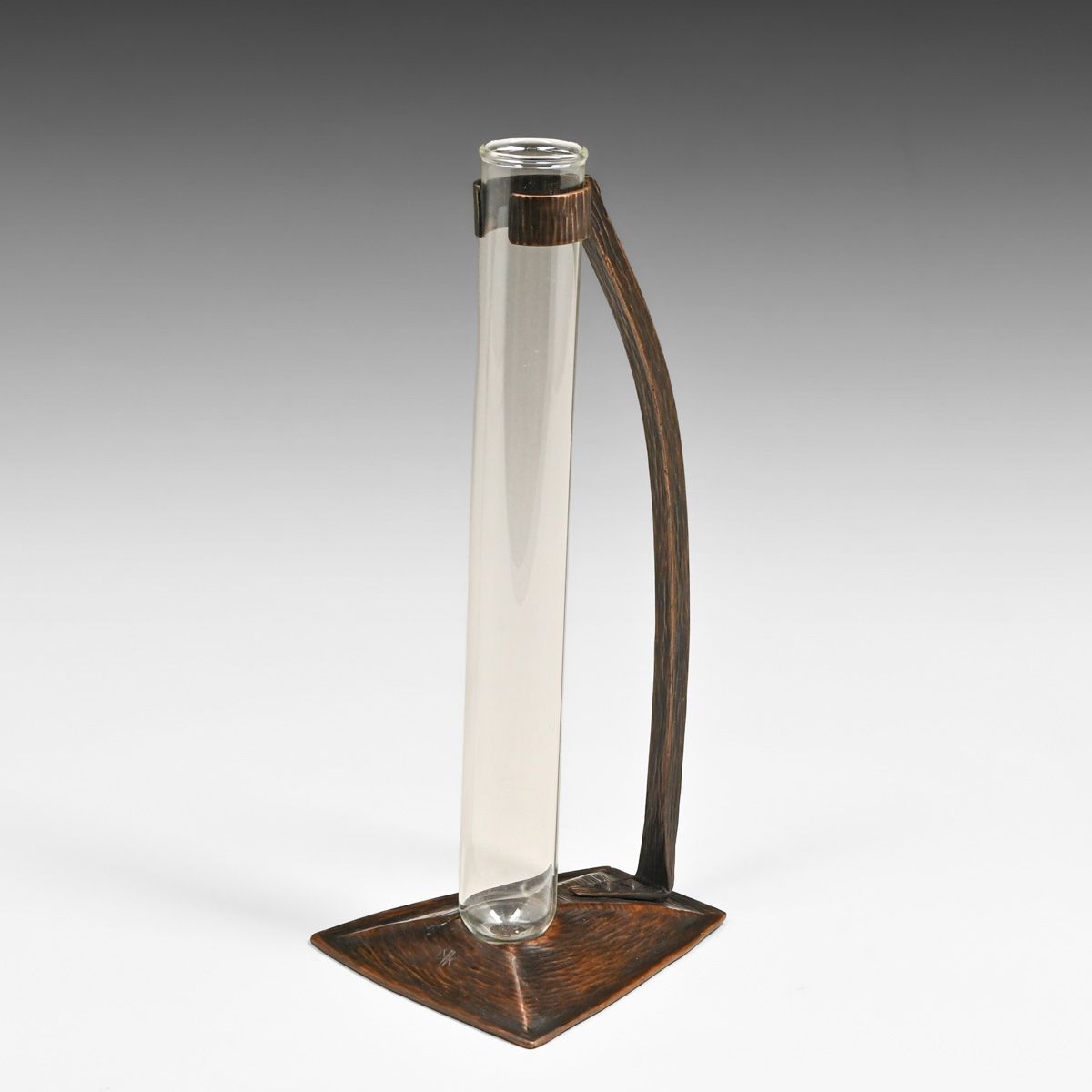 Karl Kipp Tookay Shop Hammered Copper Bud Vase c1911-1915