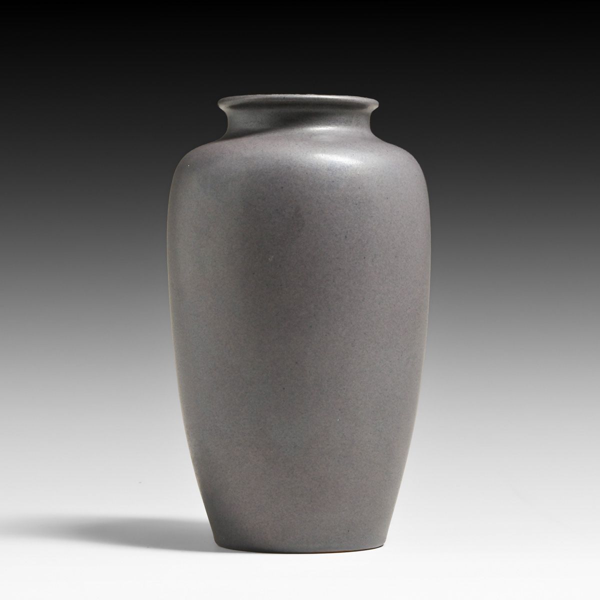 Early California Faience Matte Purple Vase c1915-1920