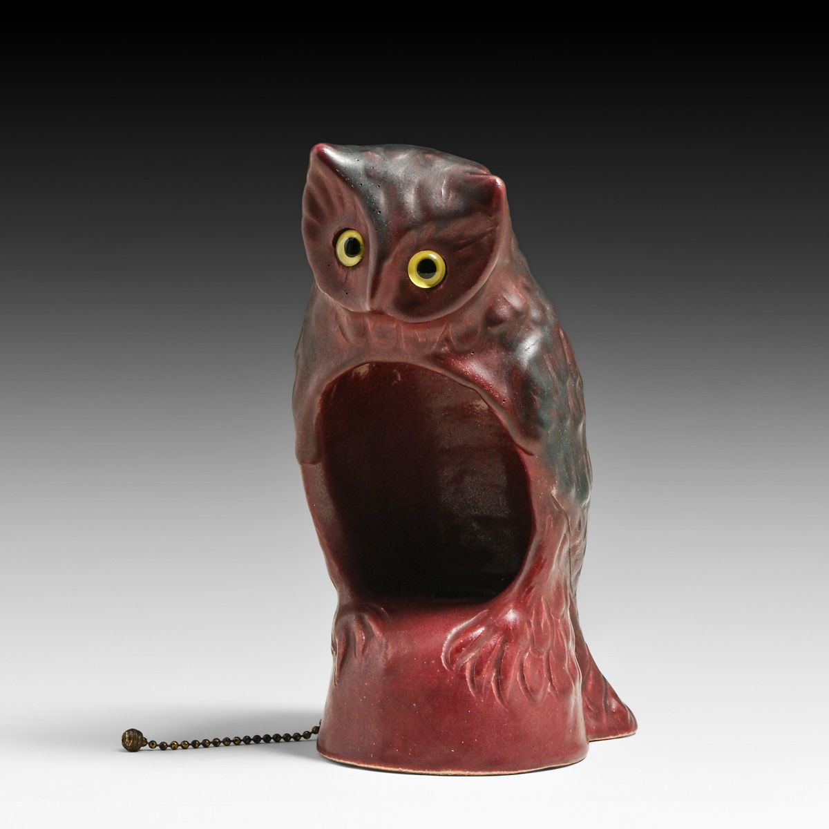 Van Briggle Owl Nightlight c1920s
