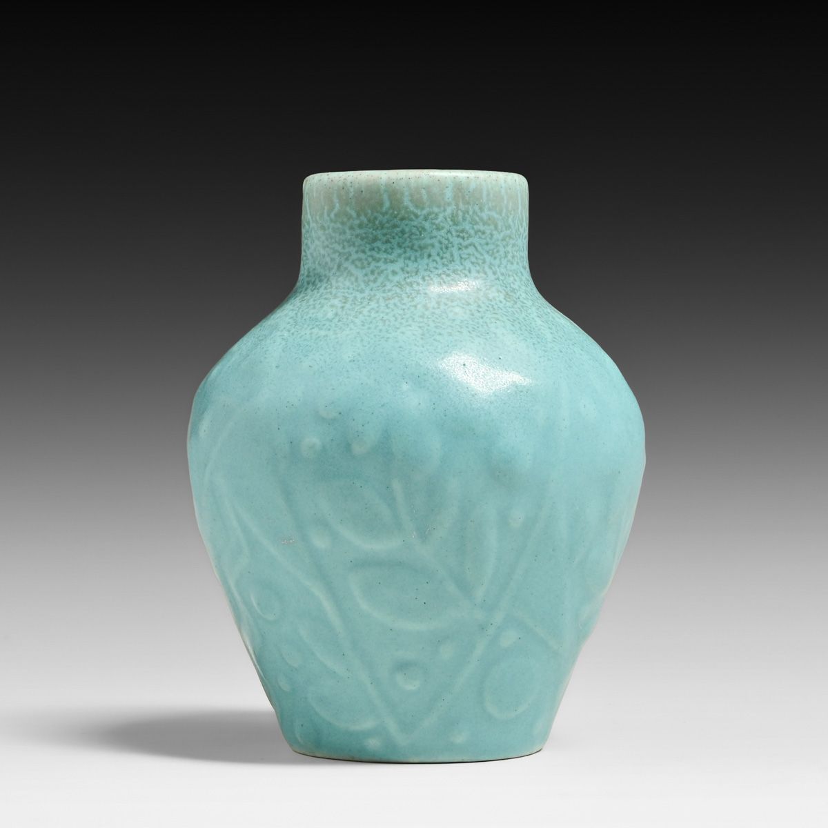 Rookwood Pottery #6108 Matte Blue Art Deco Vase 1939