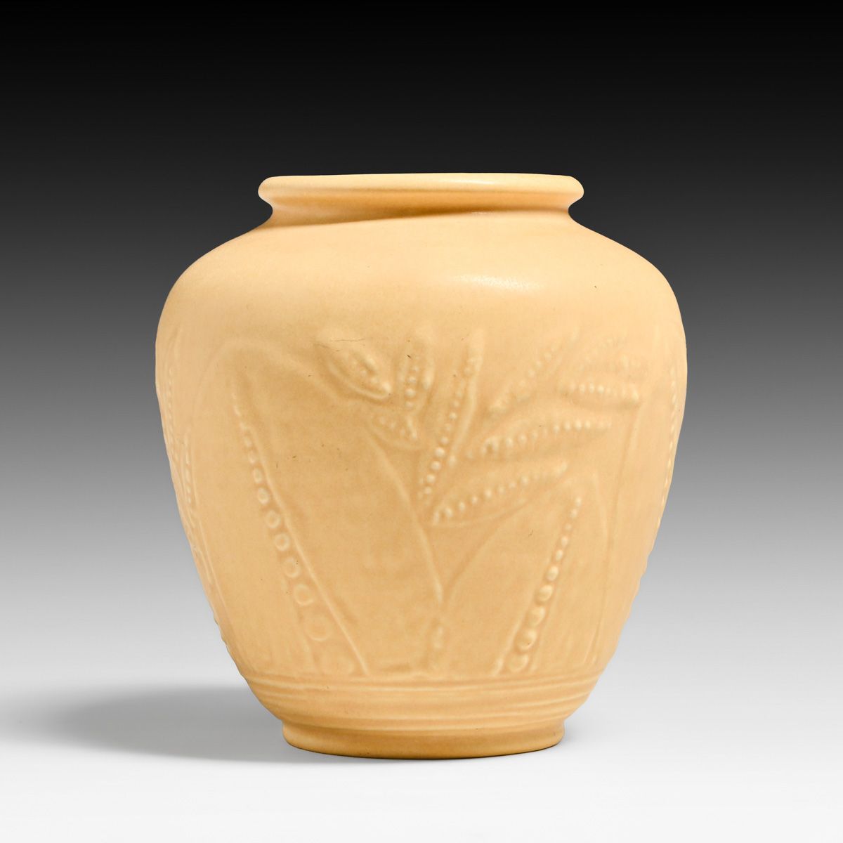 Rookwood Pottery #6218 Matte Yellow Vase 1934