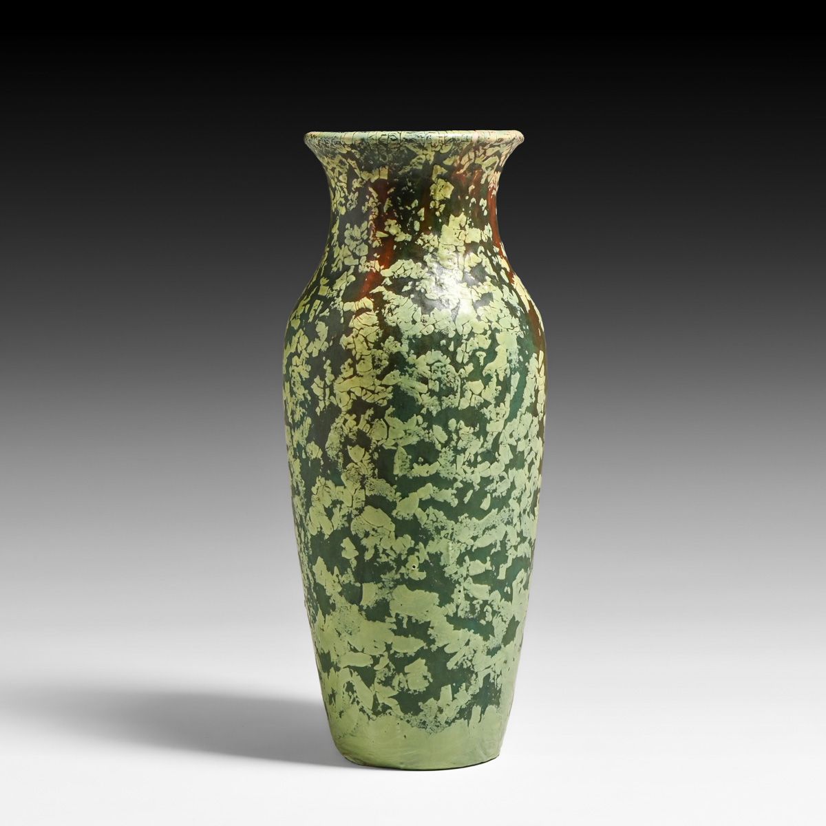 Weller Pottery Frosted Matte Green Vase c1915