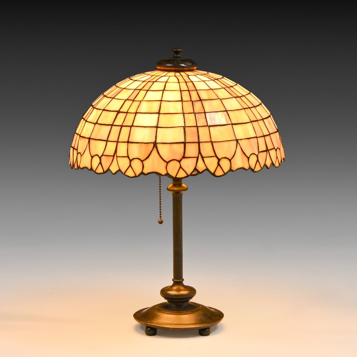 Gorham/Amboy Works  Leaded Glass Lamp c1905