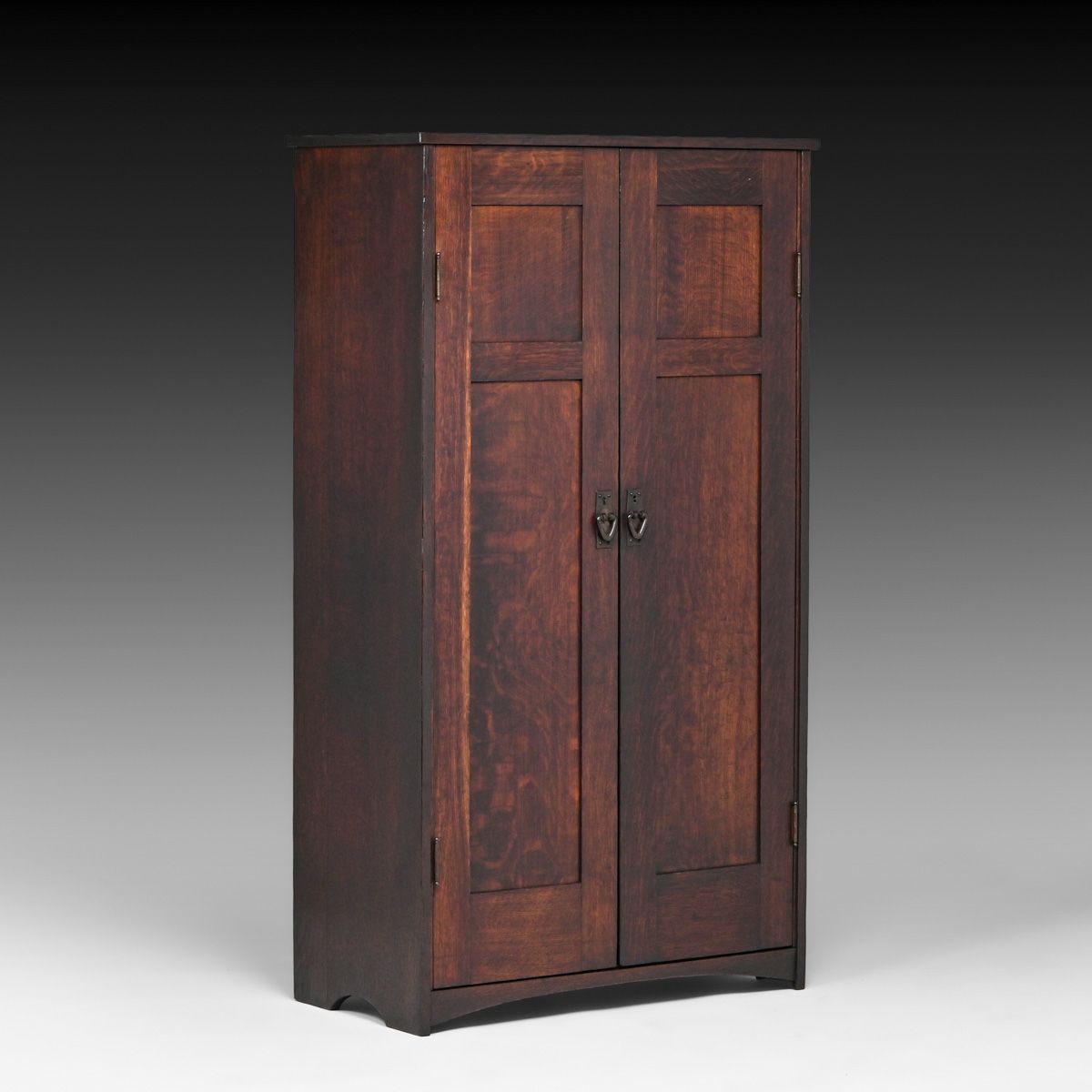 Gustav Stickley #920 Two-Door Child's Wardrobe c1910