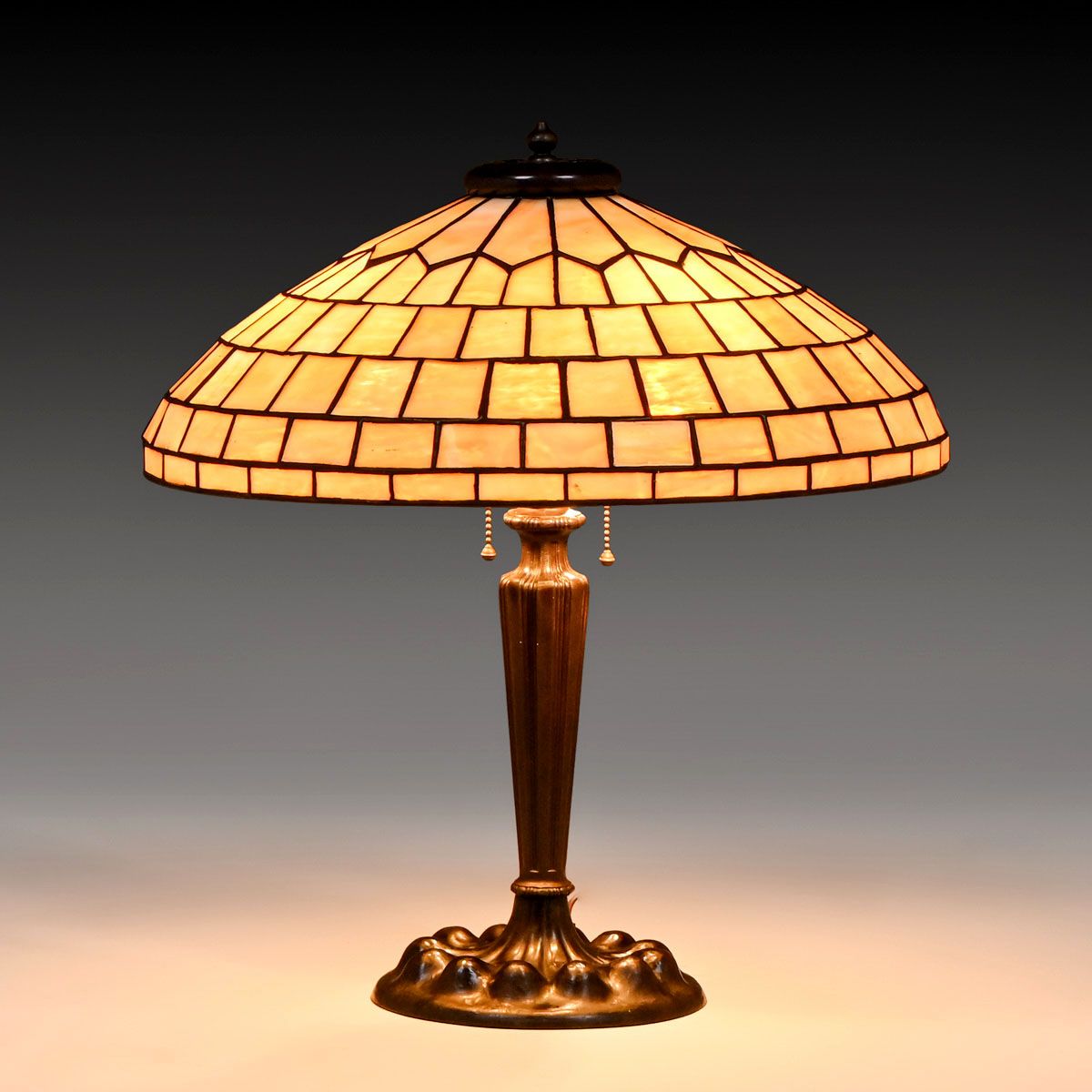 Duffner & Kimberly – New York Leaded Glass Lamp c1910